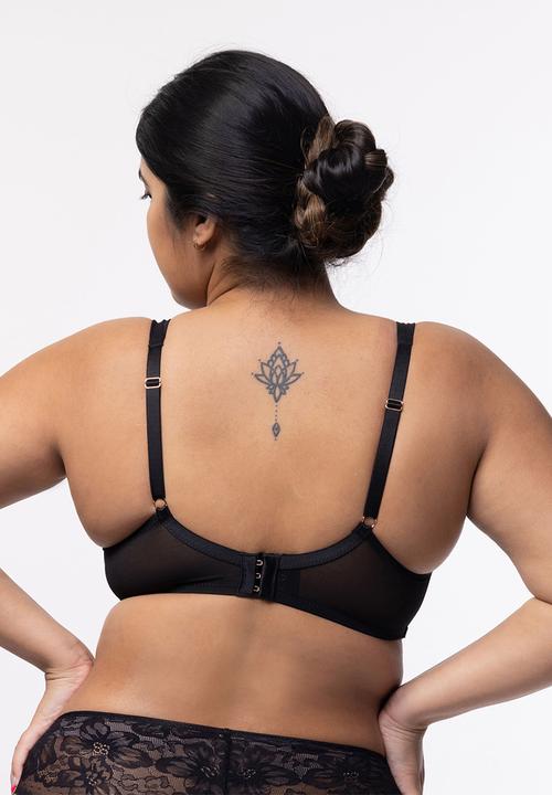 DORINA - Plus talisa none padded wired bra - black