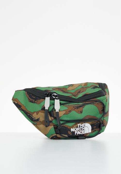 The North Face - Deep grass green painted camo print - asphalt grey