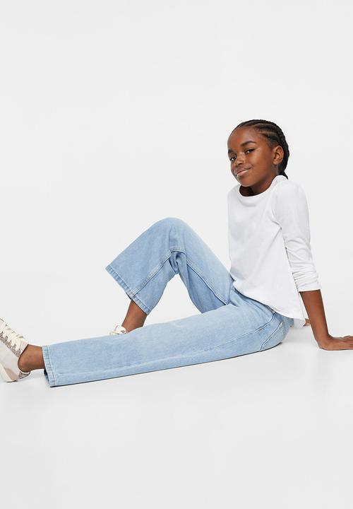 MANGO - Jeans wide - blue