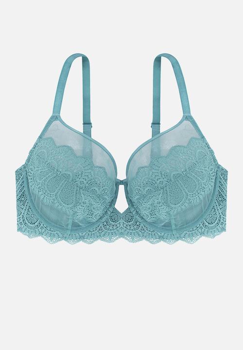 DORINA - Plus saige non padded wired bra - green