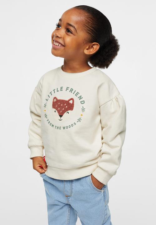 MANGO - Sweatshirt  fox - white
