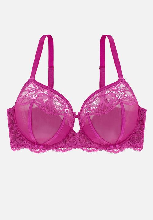 DORINA - Plus desiree non padded wired bra - fuchsia