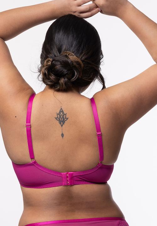 DORINA - Plus desiree non padded wired bra - fuchsia