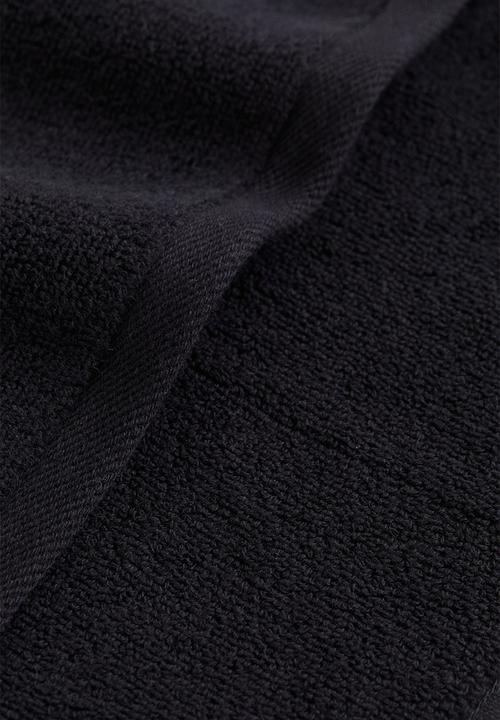 H&M - 3-pack cotton terry flannels - black