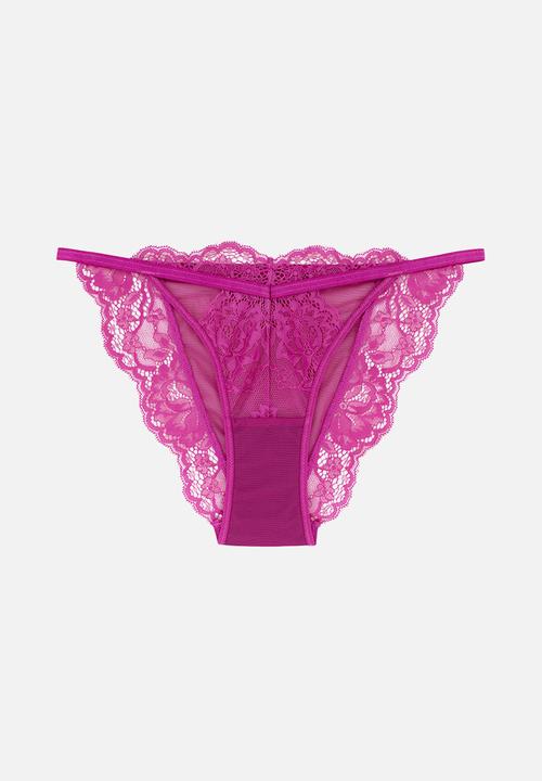 DORINA - Plus desiree tanga - fuchsia