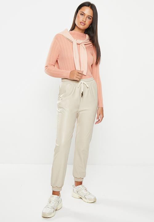 dailyfriday - Rib fitted jumper - peach