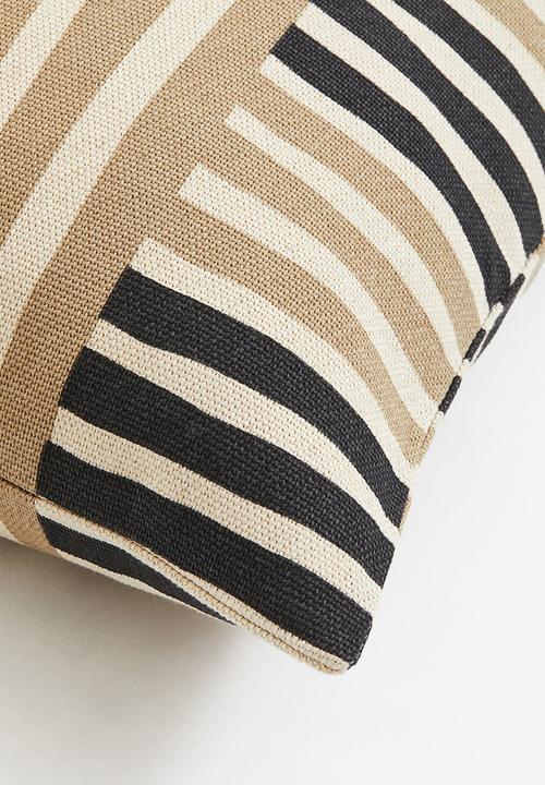 H&M - Patterned cushion cover - beige,multi