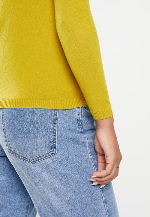 dailyfriday - V-neck jumper - ochre