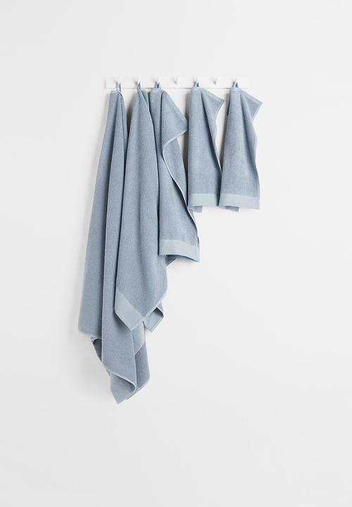 H&M - Cotton terry hand towel - blue