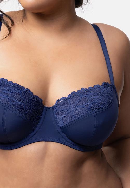 DORINA - Plus kelsea 2pack non padded wired bra - ivory/blue
