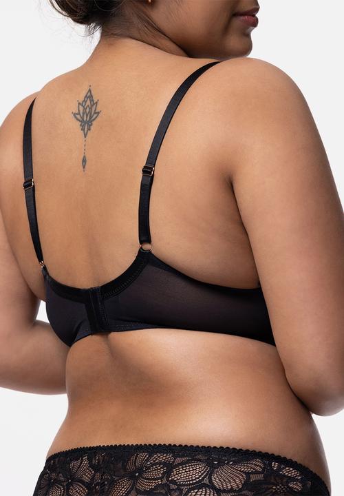 DORINA - Plus magnolia light padded demi bra - ink