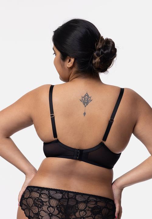 DORINA - Plus magnolia light padded demi bra - ink