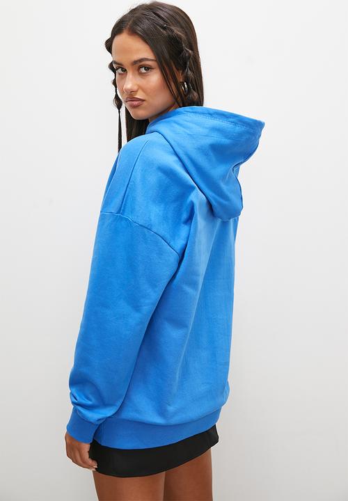 Blake - Slouch hoodie - cyan