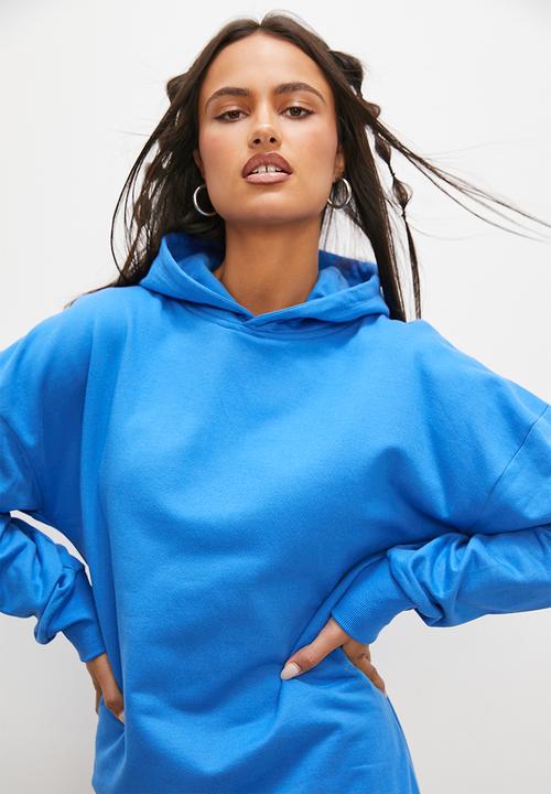 Blake - Slouch hoodie - cyan