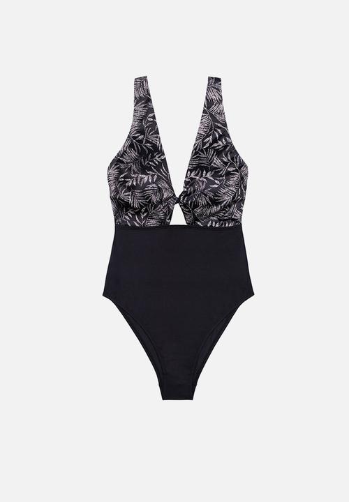 DORINA - Plus kaduna swimsuit - black