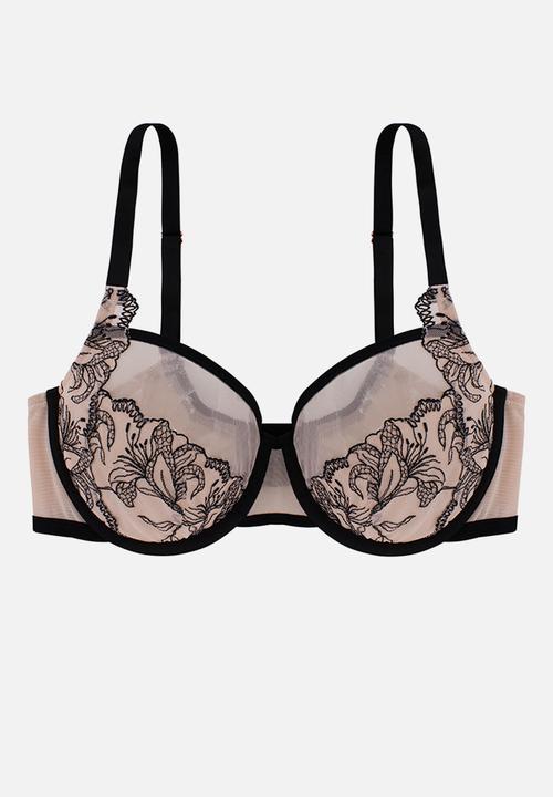 DORINA - Plus nova non padded wired bra - beige