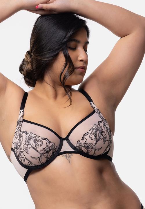 DORINA - Plus nova non padded wired bra - beige