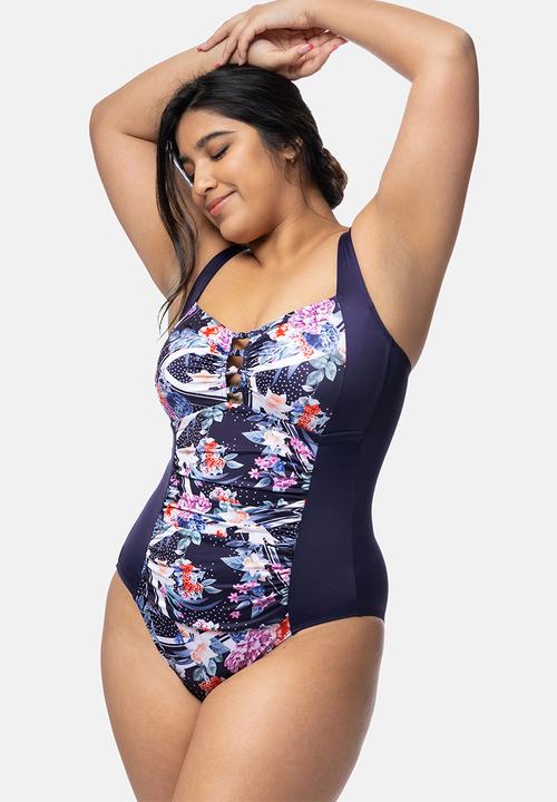 DORINA - Plus monaco swimsuit - ink