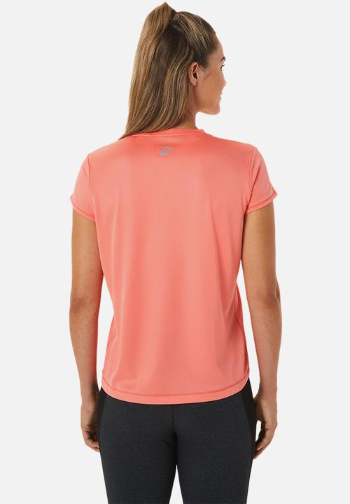 ASICS - Fujitrail logo short sleeve top - papaya