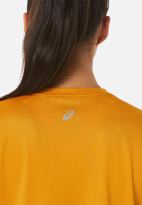 ASICS - Fujitrail logo short sleeve top - sandstorm