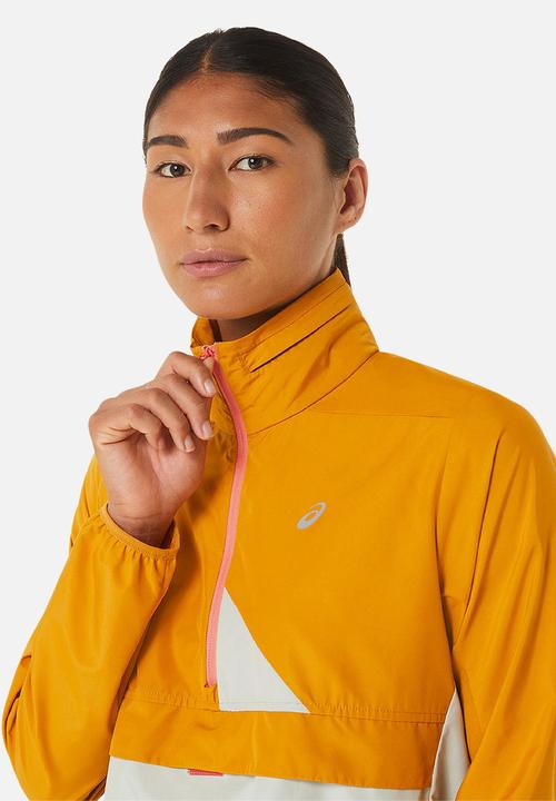 ASICS - Fujitrail anorak - sandstorm/light sage