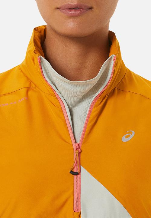 ASICS - Fujitrail anorak - sandstorm/light sage