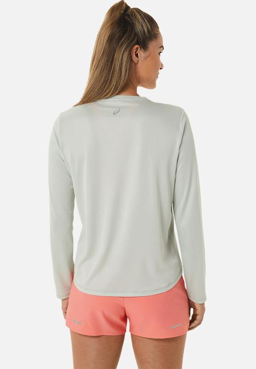 ASICS - Fujitrail logo long sleeve top - light sage