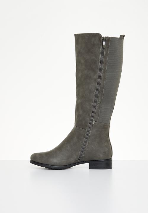 Butterfly Feet - Huda 9 knee length boot - grey