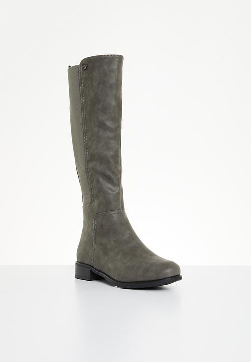 Butterfly Feet - Huda 9 knee length boot - grey