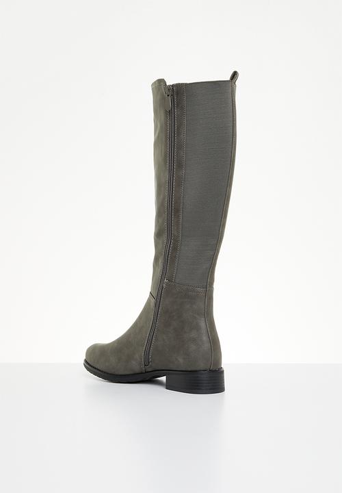 Butterfly Feet - Huda 9 knee length boot - grey