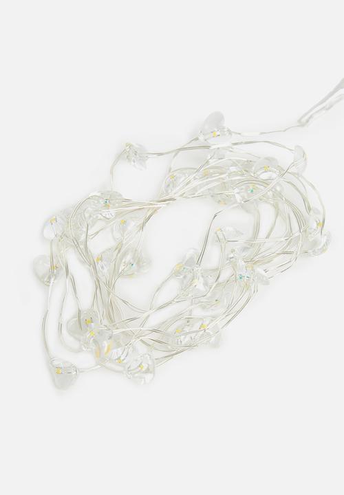 H&S - Silver wire fairy lights - deco