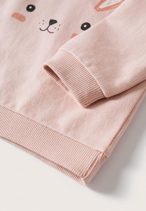 MANGO - Sweatshirt rabbit - pink
