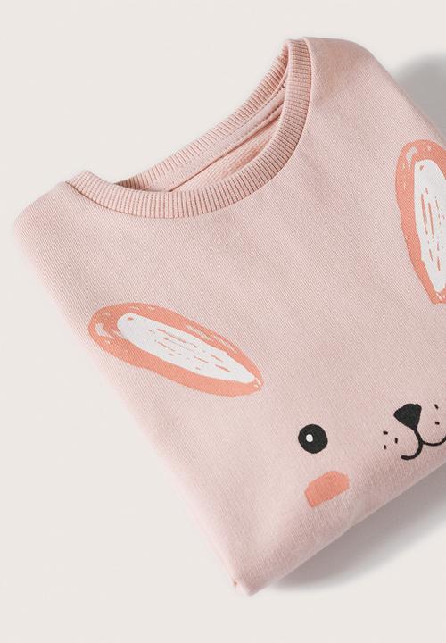 MANGO - Sweatshirt rabbit - pink