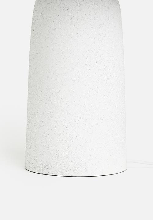 Sixth Floor - Tarma Lamp Textured - black and white