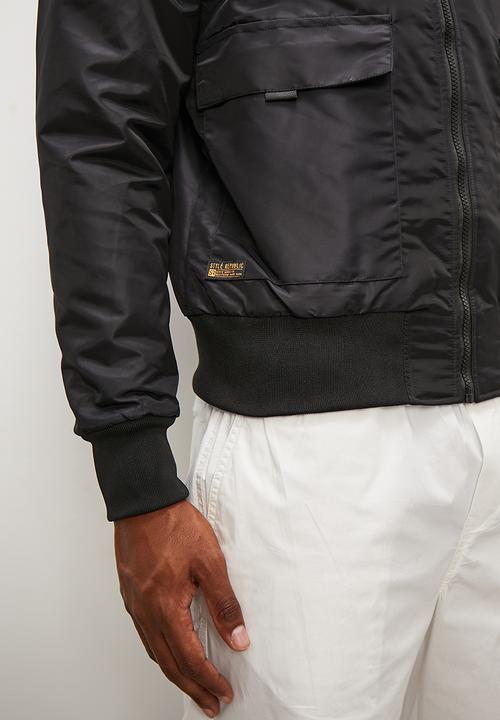 STYLE REPUBLIC - Padded nasa bomber jacket - black