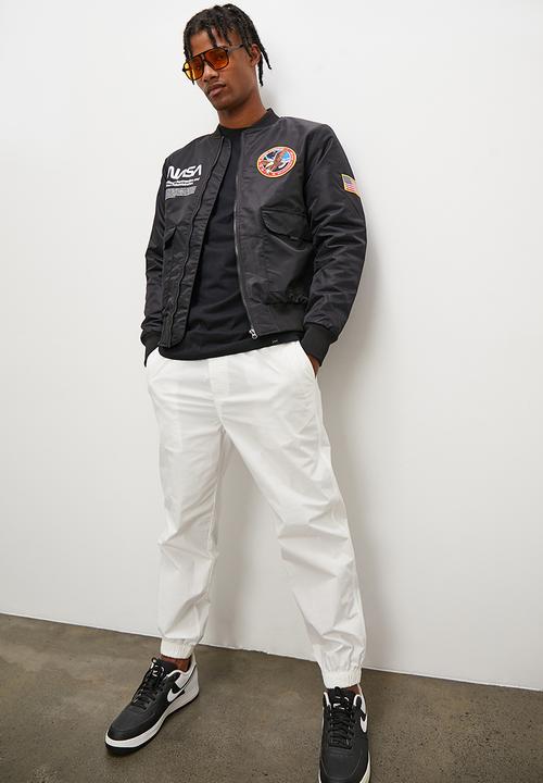 STYLE REPUBLIC - Padded nasa bomber jacket - black