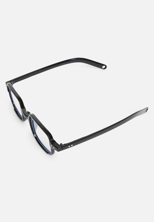Superbalist - Thabo blue light sunglasses - black