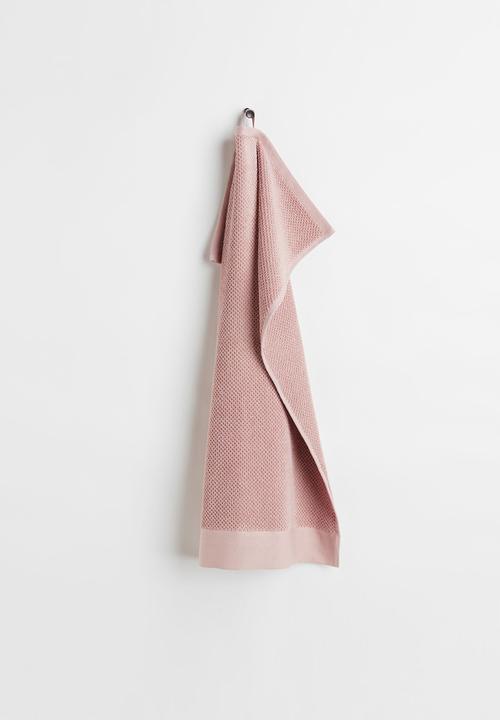 H&M - Cotton terry hand towel - pink