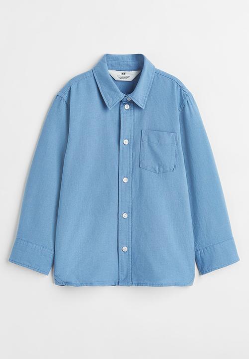 H&M - Cotton shirt - blue