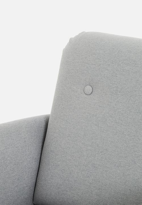 Sixth Floor - Elvi rocking accent chair - marshmallow grey