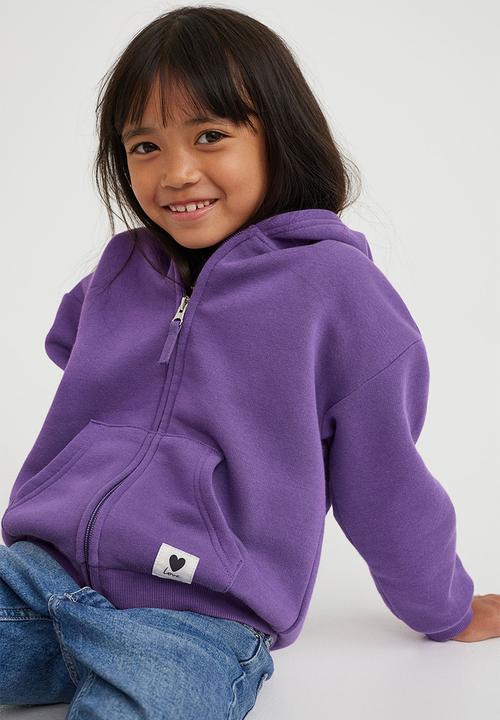 H&M - Zip-through hoodie - purple