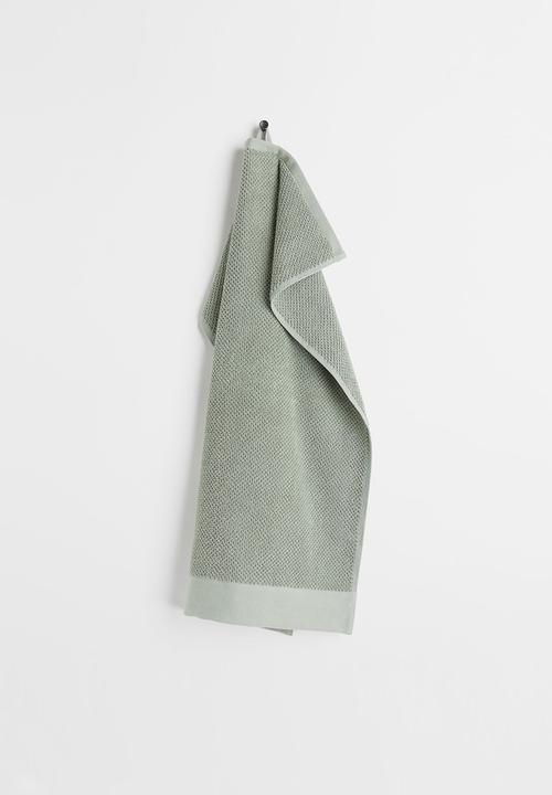H&M - Cotton terry hand towel - green