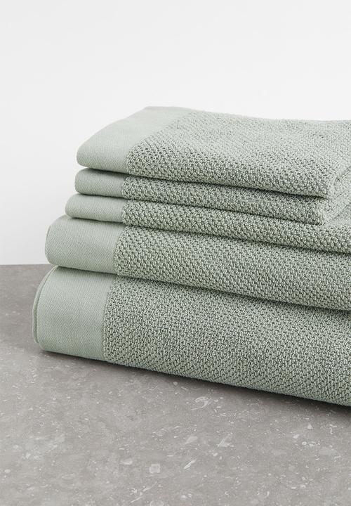 H&M - Cotton terry hand towel - green