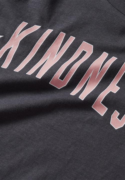 MANGO - T-shirt  sheldon - charcoal