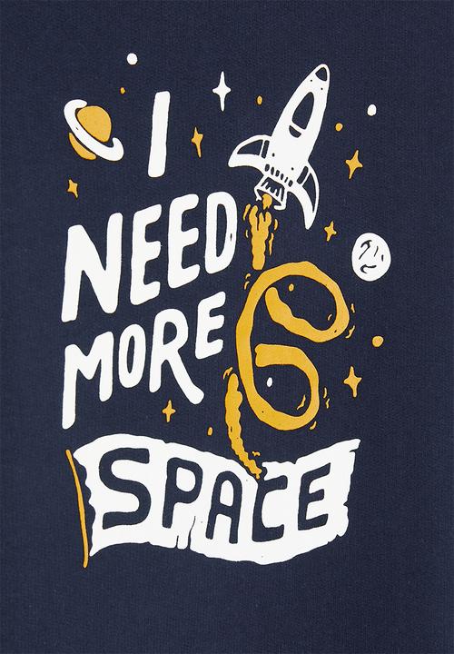 Superbalist - Older boys nasa crew graphic sweatshirt - navy