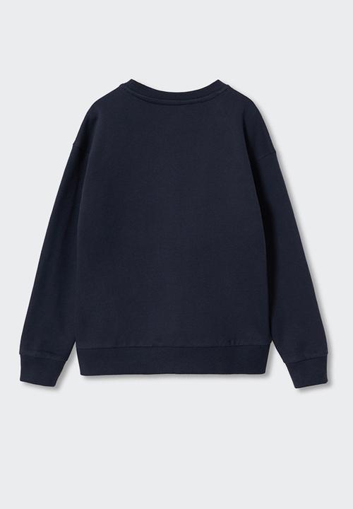 MANGO - Sweatshirt stuff2 - navy