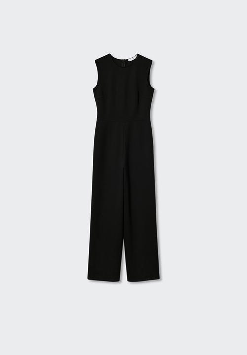 MANGO - Jumpsuit sade - black