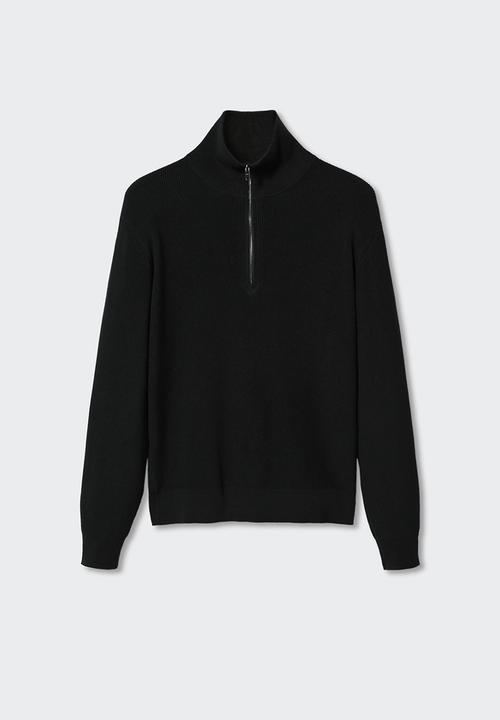 MANGO - Sweater bright - black