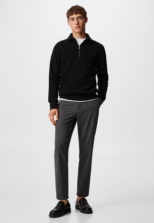 MANGO - Sweater bright - black
