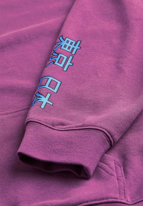 H&M - Oversized hoodie - purple/manga
